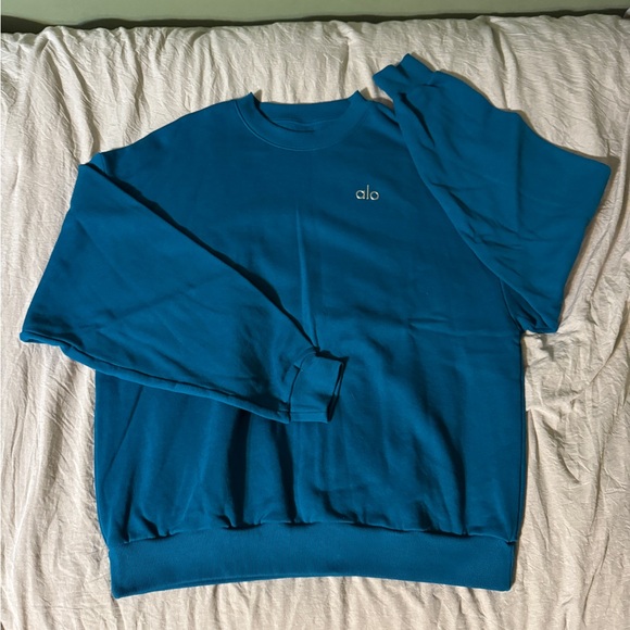 Alo Accolade Oceanic Teal Sweat Set - Picture 2 of 3